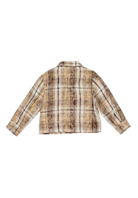 Camicia a quadri U+E' BY MISS GRANT | UEM0897NCAMMELLO
